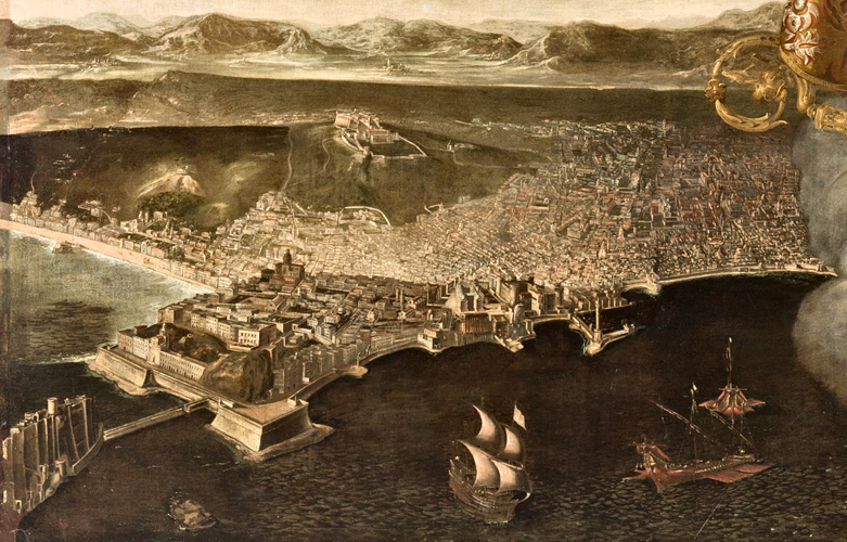 Veduta di Napoli nel 1652