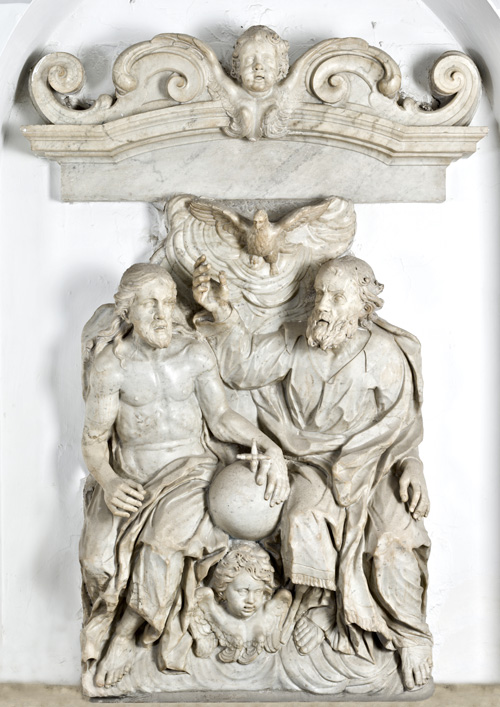 La Santissima Trinità, marmo, sec. XVII