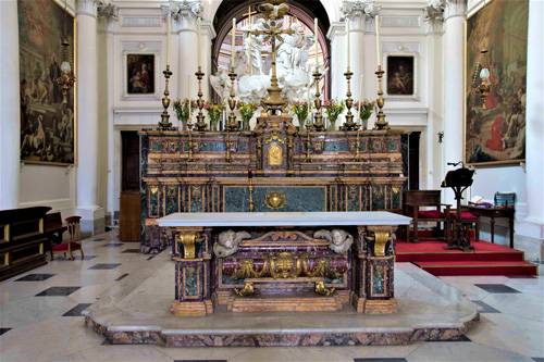 Altare Maggiore, metà sec.XVIII