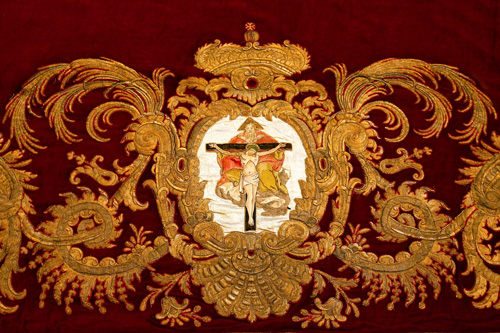 Velluto, fili d’oro e seta, su disegno di Bartolomeo Granucci, 1731